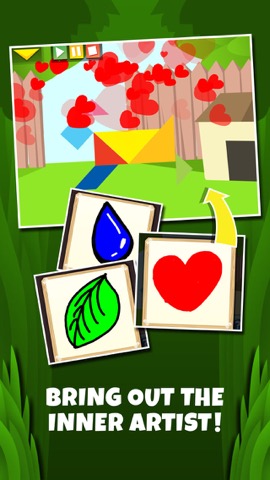 Kids Learning Puzzles: Wild Animals, K12 Tangramのおすすめ画像4