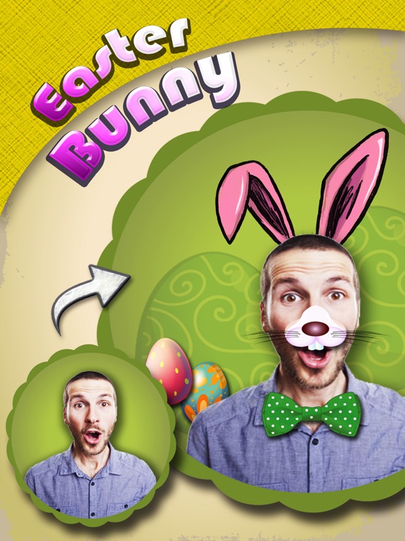 Screenshot #5 pour Easter Bunny Yourself - Holiday Photo Sticker Blender with Cute Bunnies & Eggs