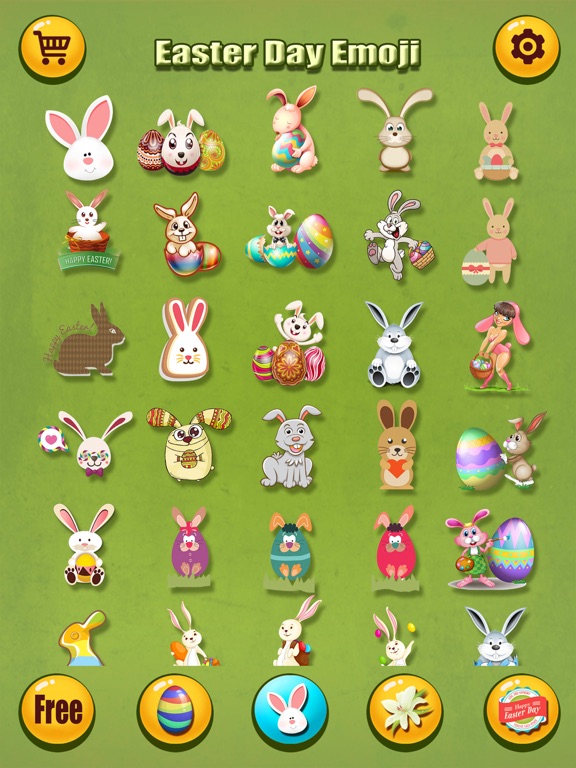 Screenshot #6 pour Happy Easter Emoji.s - Holiday Emoticon Sticker for Message & Greeting