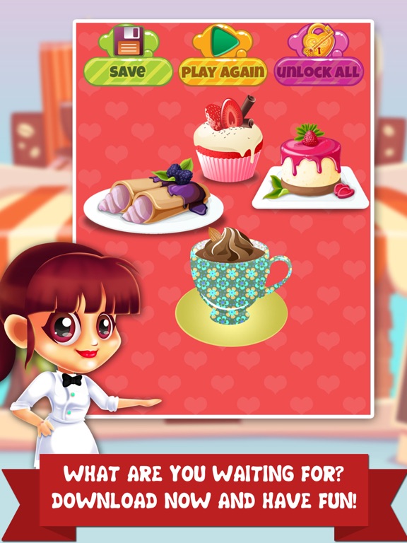 Coffee Dessert Making Salon - food maker games & candy ice cream make for kids! iPad screenshot 5 - Games app