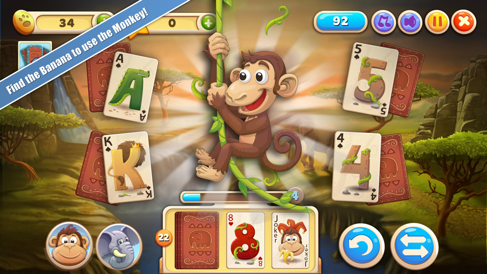 #4. Solitaire Safari - Card Game (iOS) 由: Qublix