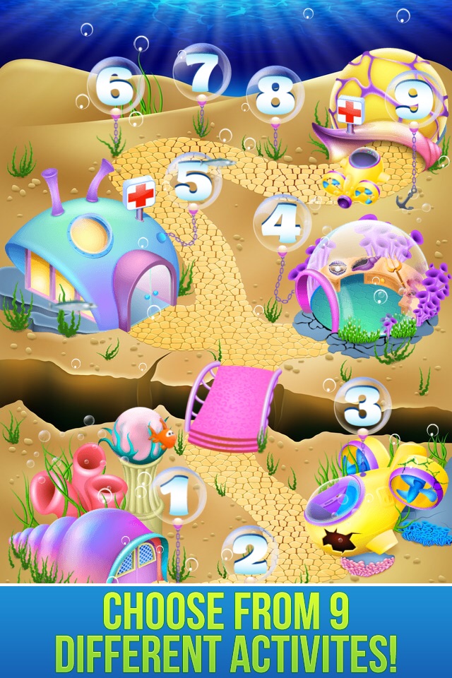 Mermaid's New Baby - Family Spa Story & Kids Games screenshot 3