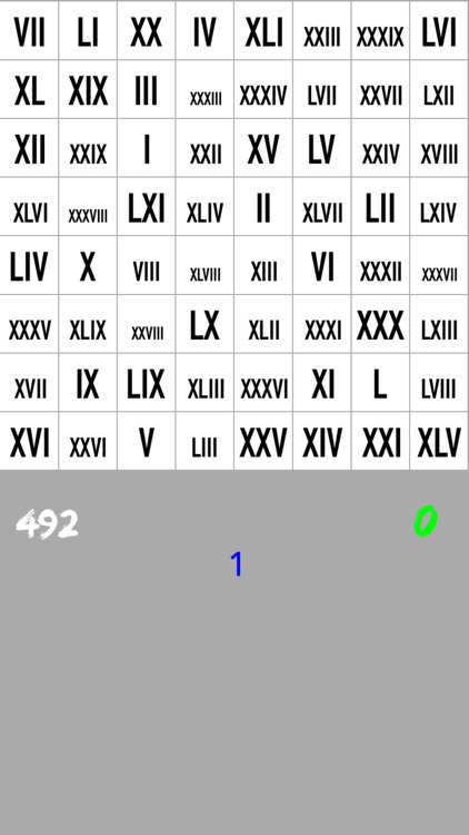Count To 64 - Roman Numerals