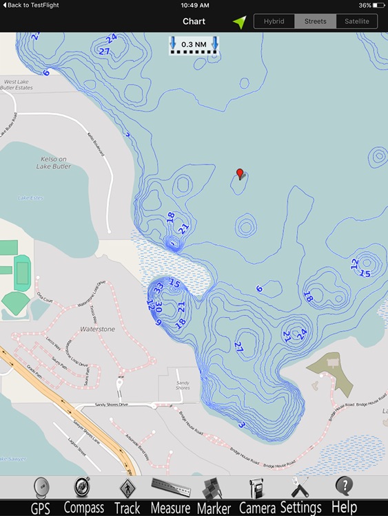 Florida lakes GPS Fishing charts Pro screenshot-4
