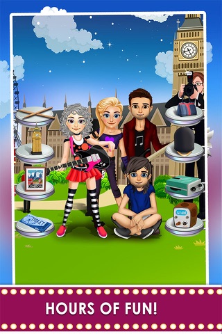 Celebrity Girl Fashion Salon Tour - dress up spa & hair makeover games for kids! screenshot 4