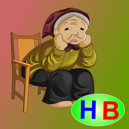 A greedy old woman (story and games for kids) icon