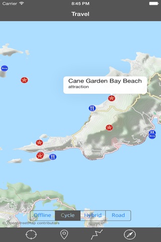 BRITISH VIRGIN ISLANDS – GPS Travel Map Offline Navigator screenshot 2