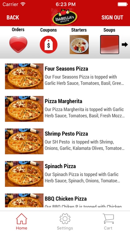 Isabella’s Pizzeria