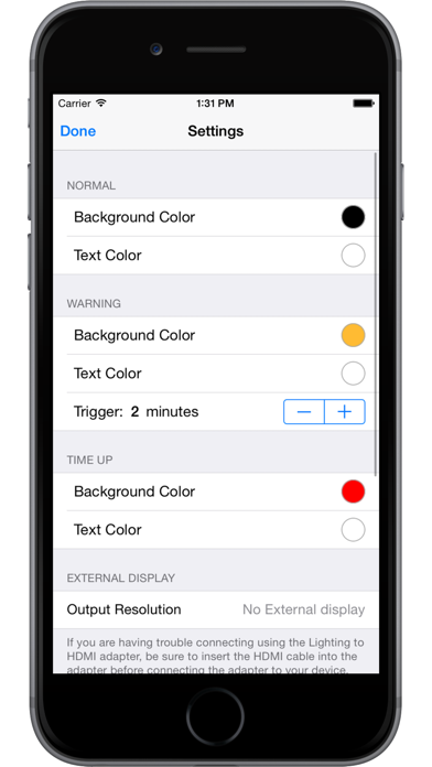 productionTimer iPhone screenshot 5 - Utilities app