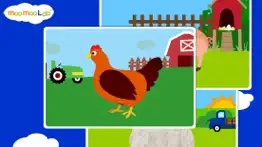farm animals - barnyard animal puzzles, animal sounds, and activities for toddler and preschool kids by moo moo lab iphone screenshot 2