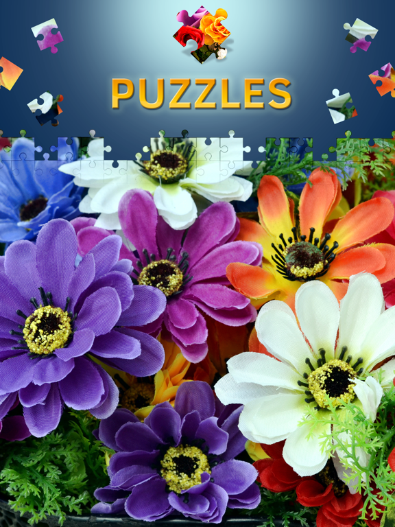 Flowers Jigsaw Puzzles 2017 iPad screenshot