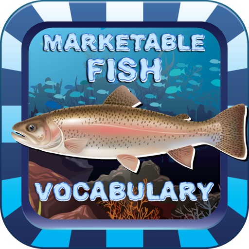 Marketable Fish Flashcards: English Vocabulary Learning Free For Toddlers & Kids! Icon