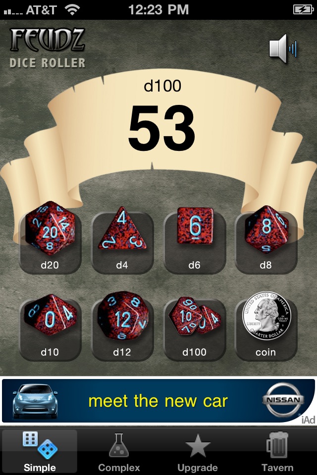 Feudz Free Dice Roller screenshot 2