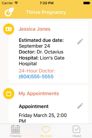 Thrive Pregnancy screenshot 2