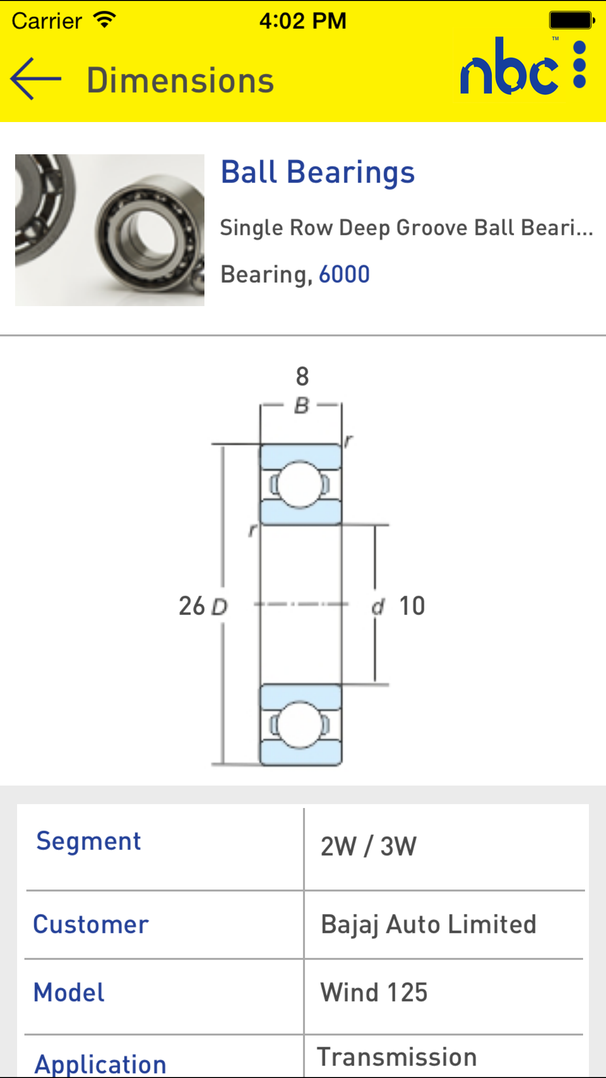 NBC Bearings