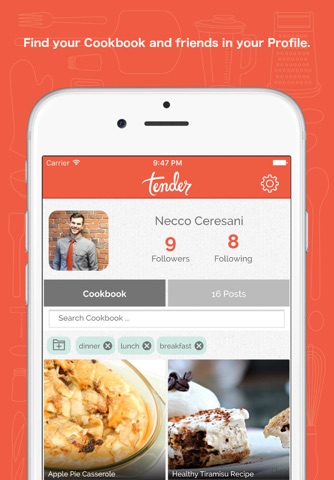 Tender - Social Food screenshot 2