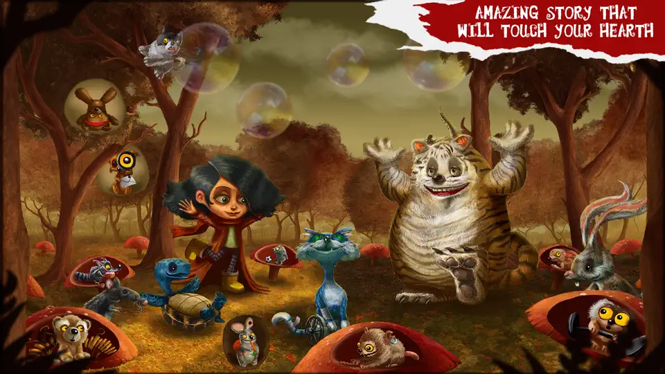 Скриншот Amelia And Terror Of The Night LITE - Story Book For Kids на iPhone 5