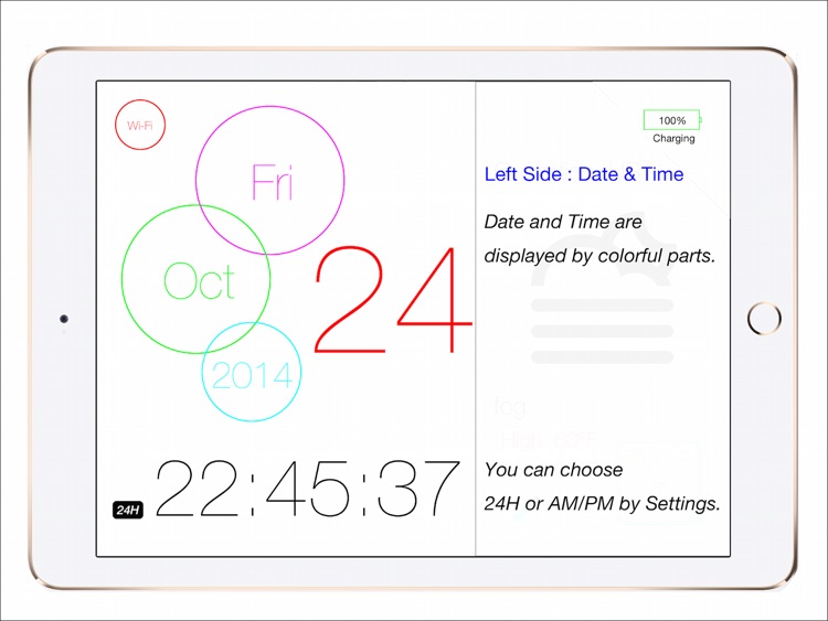 FLAT Weather Clock screenshot-3