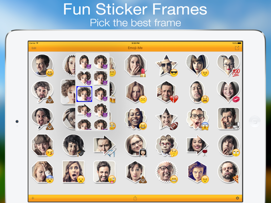 Screenshot #6 pour Emoji-Me (Emoji - Selfie Stickers)