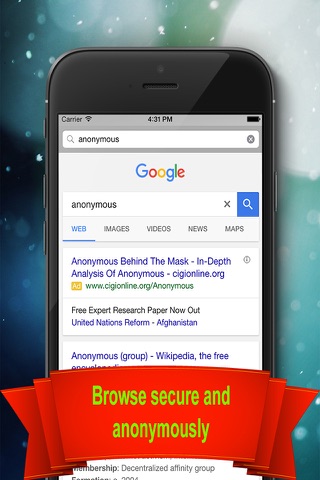 Private Browser - Private & Anonymous web browser screenshot 4