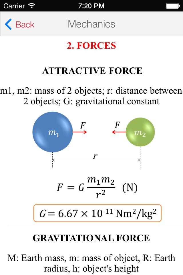 Physics Formulas screenshot 2