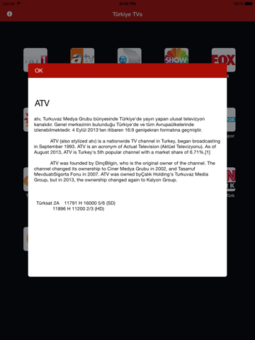 Screenshot #5 pour Türkiye TVs