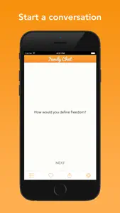 Family Chat - Conversation Topics for Families screenshot #1 for iPhone