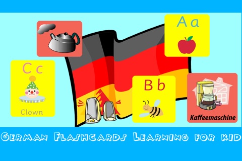 german flashcards -phonics reading educational games for kids screenshot 2