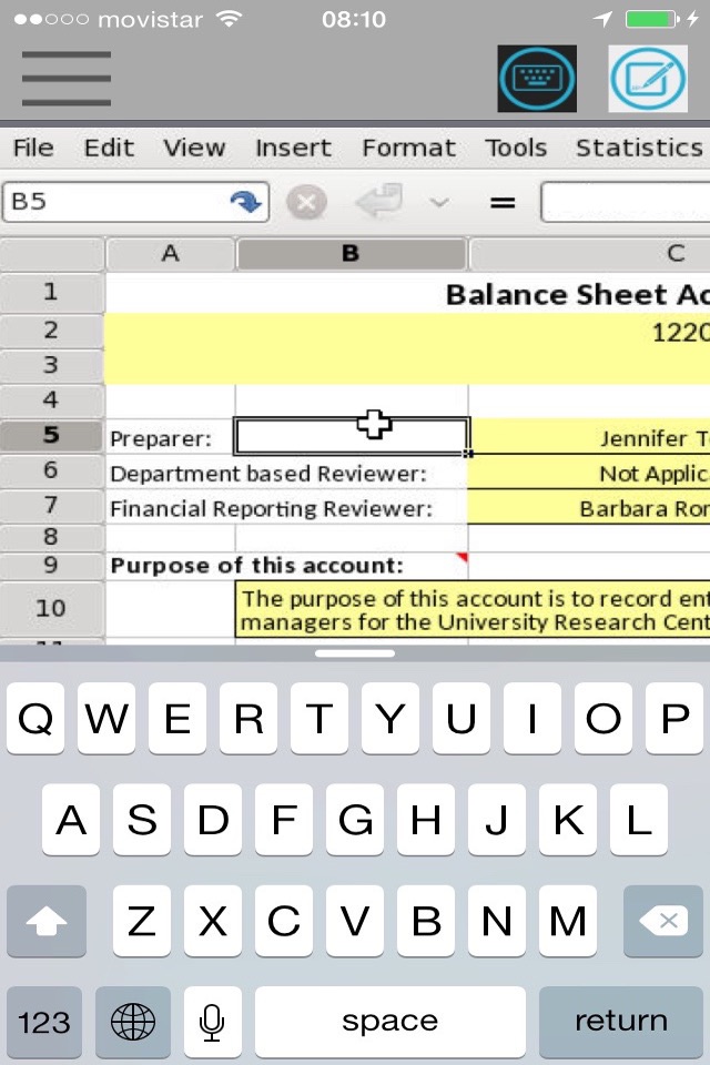 XlsOpen spreadsheets editor screenshot 3