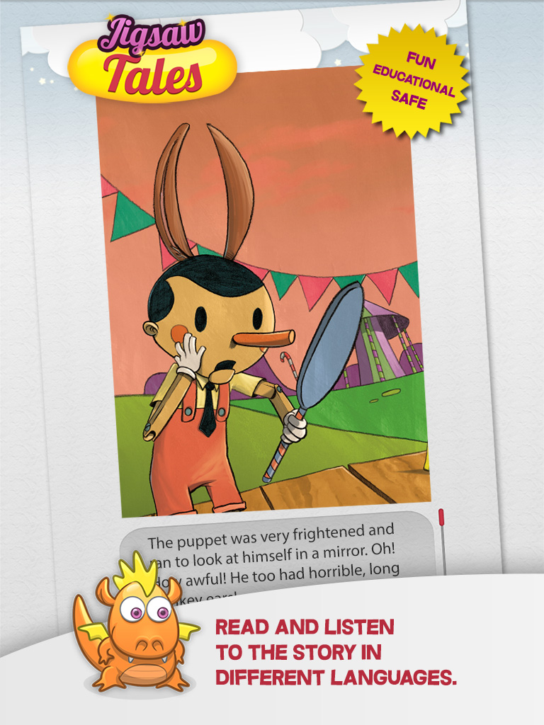 Jigsaw Tale "Pinocchio" - Games for kids