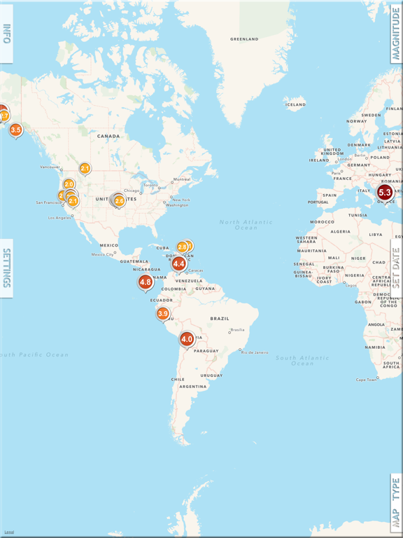 Earthquake PulseEarth - Maps & Information, Earthquakes historyのおすすめ画像3