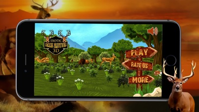 Exotic Deer Hunting 3D - Hunt the Stags in Beautiful Forest to become The Best Hunter of Season Screenshot