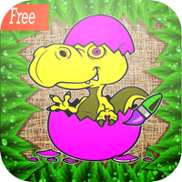 dino coloring book games  learning basic drawing and painting for kids free