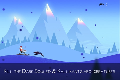 Santa Village Surfer - Xmas Game screenshot 3