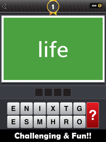 Screenshot #6 pour Uberwords - Le jeu ultime de formation de cerveau d'Elevate et cible votre génie anagramme !