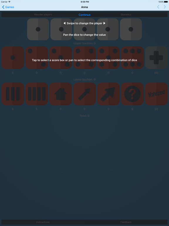 Screenshot #5 pour Yahtzility - Scoresheets for Yahtzee