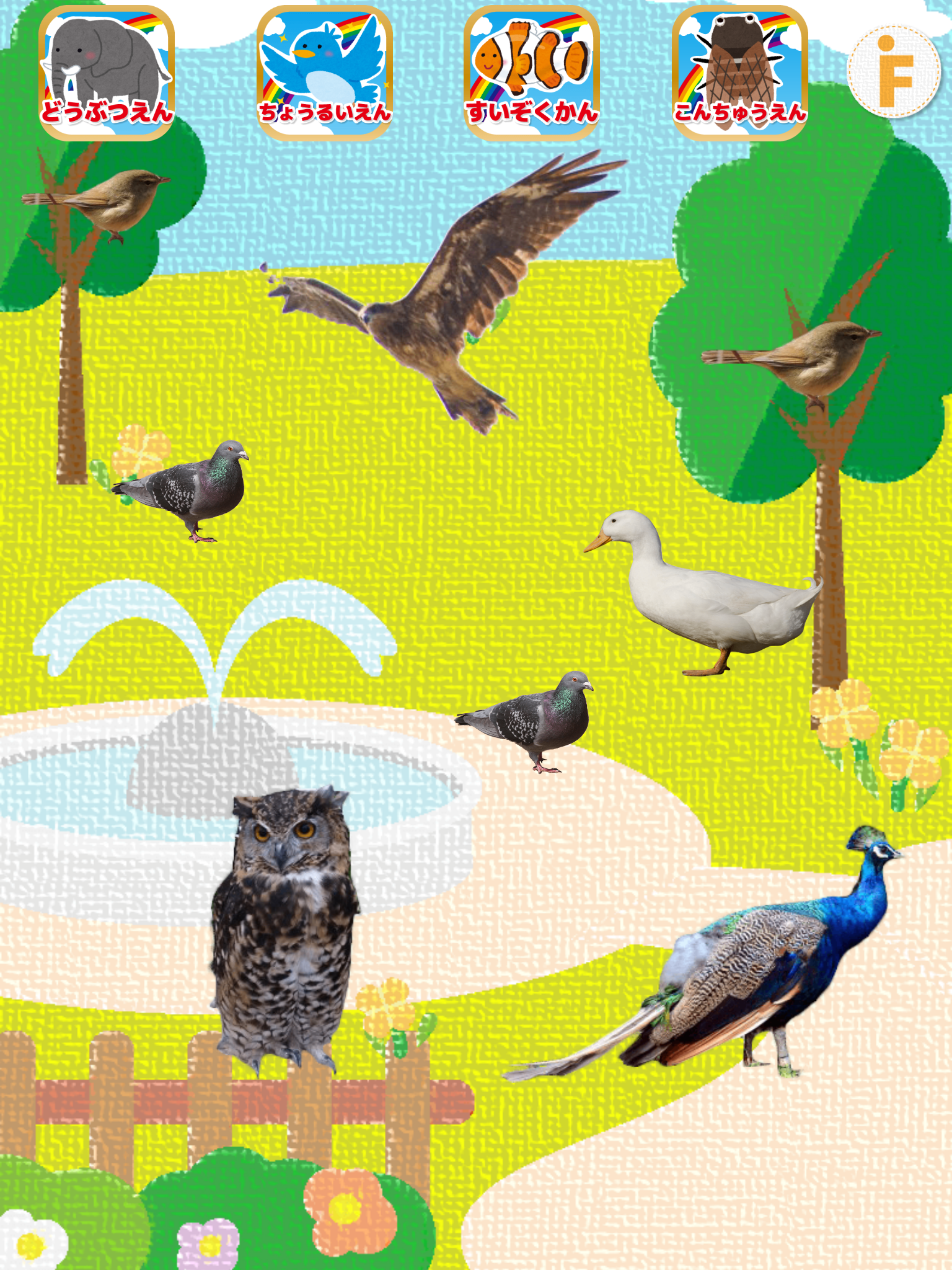 はじめての動物園！-水族館・鳥類園・昆虫園付き