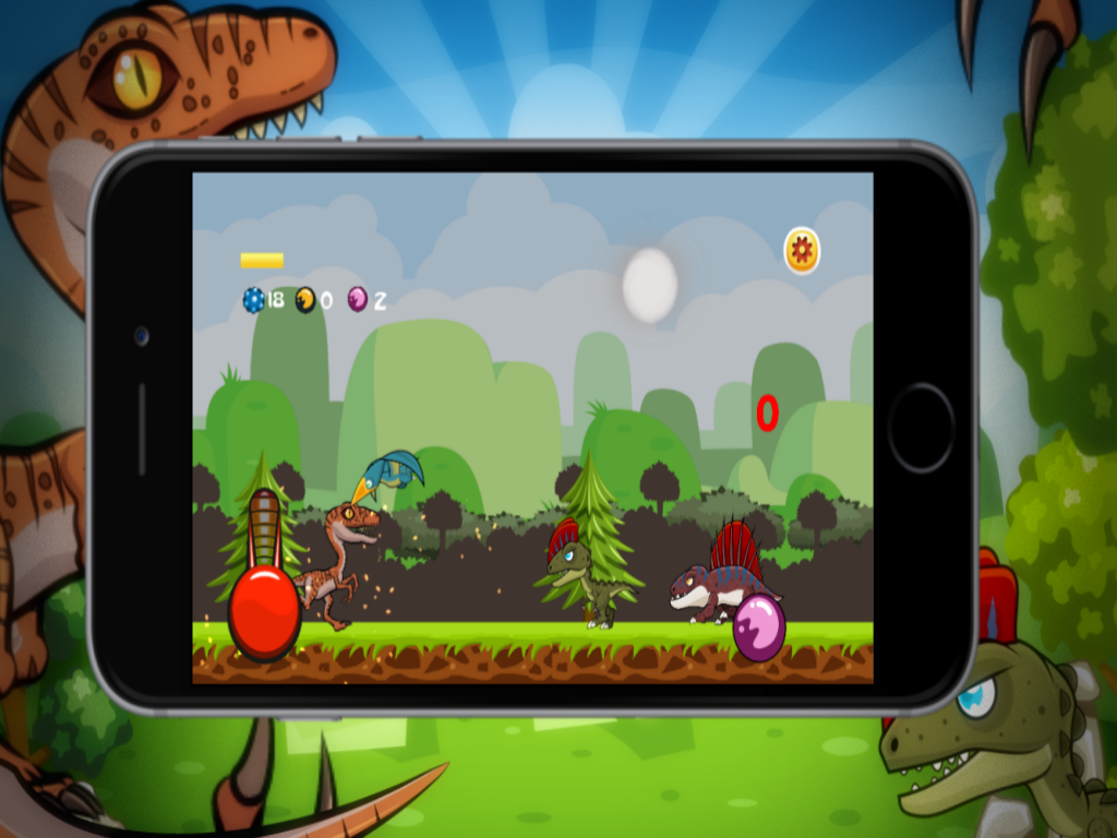 Dinosaur Jurassic Adventure: Fighting Classic Run Games 2 screenshot 8