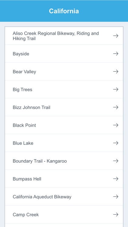 California Recreation Trails