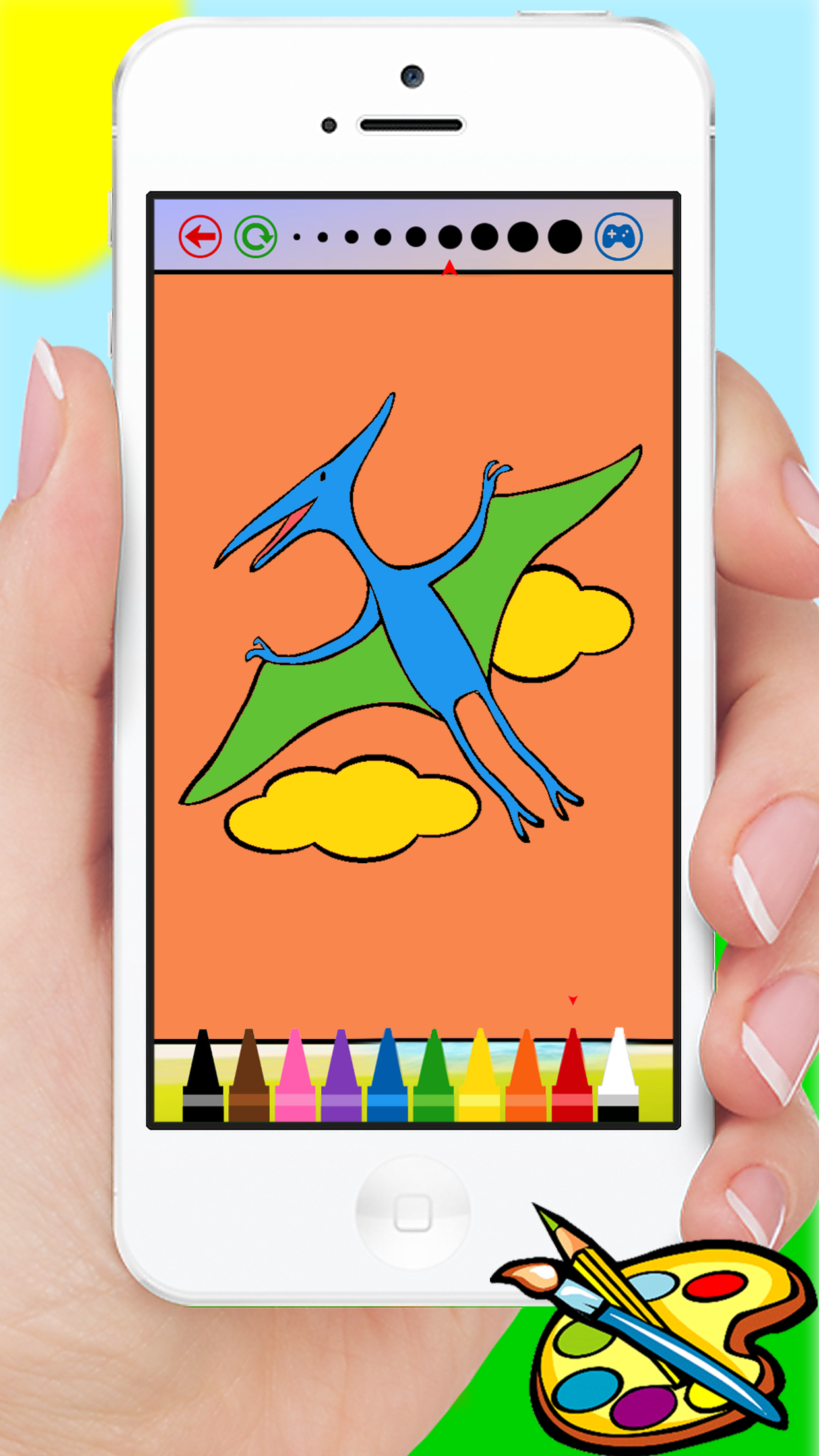 Dinosaur Coloring Book - Dino Drawing for Kids Free Games screenshot 5