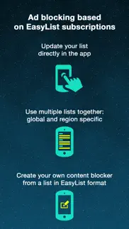 admosphere - free ad blocker with easylisty iphone screenshot 3