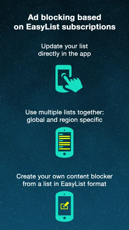ADmosphere - Free Ad Blocker with EasyListy screenshot 3 of 3