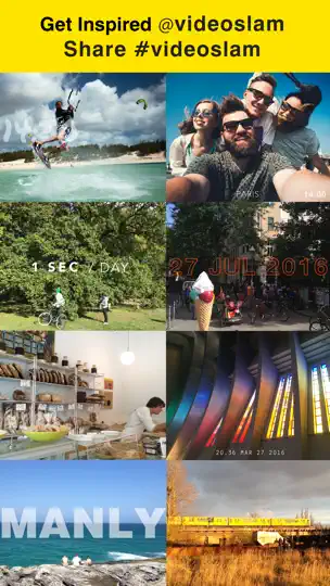Скриншот VideoSlam - Instant Video Compilations From Your Videos And Photos на iPhone 3