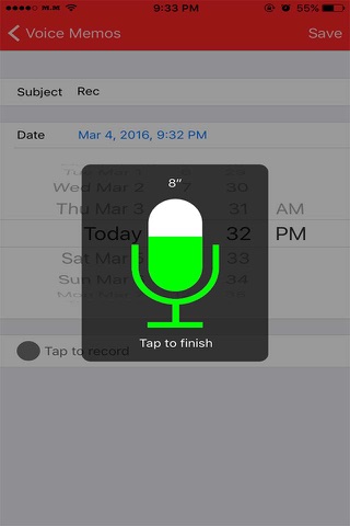 Fingerprint For VoiceMemos screenshot 3