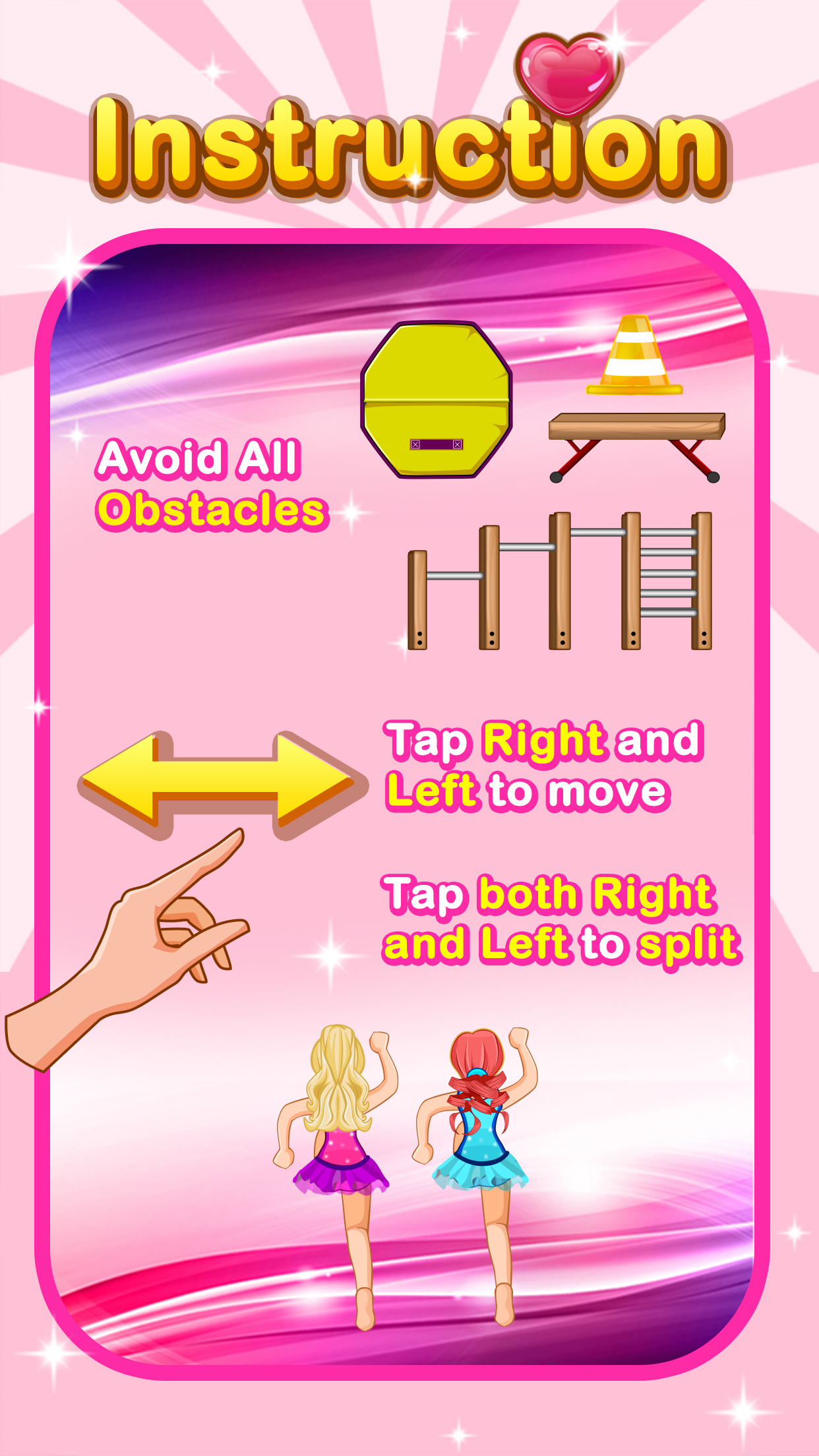 Amazing Princess Gymnastics Twins Run screenshot 3