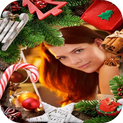 Merry Christmas & Joyful New Year : Photo frames & Greeting Ecards icon