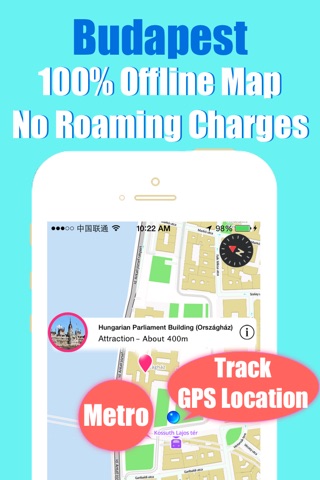 Budapest travel guide with offline map and metro transit by BeetleTrip screenshot 3