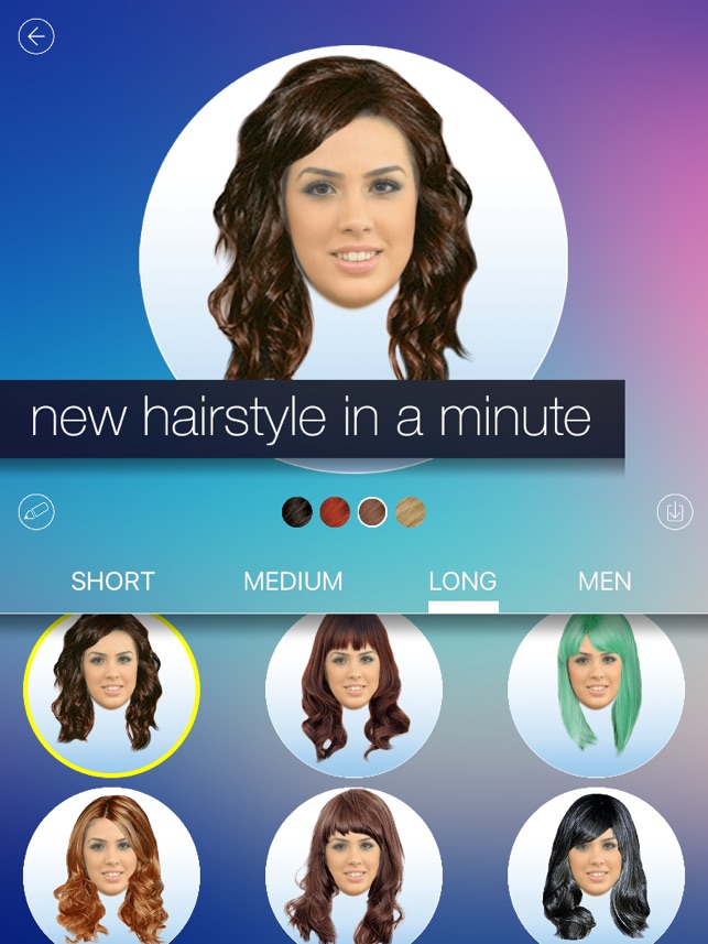 Hair MakeOver - new hairstyle and haircut in a minute on 