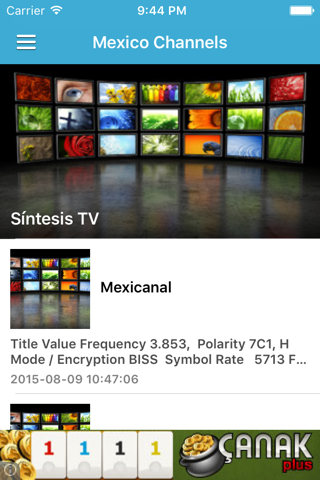 Mexico TV Channels Sat Info screenshot 2