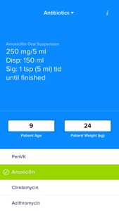 Pediatric Dental Rx screenshot #1 for iPhone